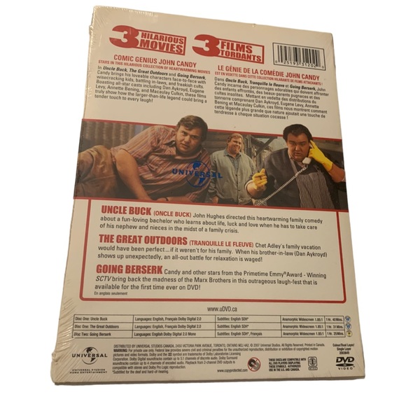 NWT John Candy: Comedy Favorites Franchise Collection (DVD) Uncle Buck - Picture 2 of 2